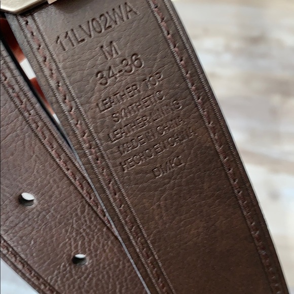 Levi’s Black/Brown Reversible Leather Belt - Picture 4 of 4